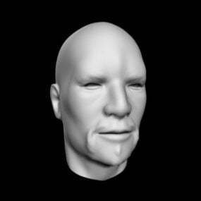 مدل سه بعدی چند ضلعی پایه Man Head