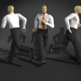 Man In Running Pose 3d-malli