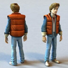 Martin Marty Mcfly 3D-Modell