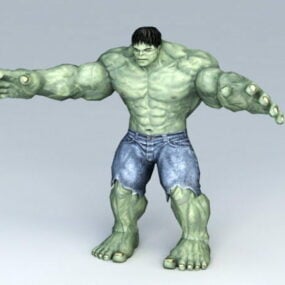 โมเดล 3 มิติของตัวละคร Marvel Avengers Hulk