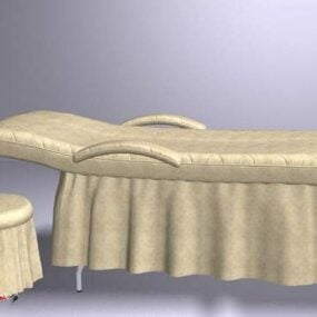 Massage Table And Chair 3d model