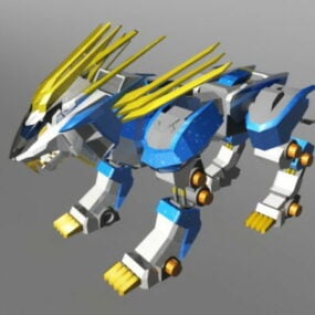 Model 3D mechanicznej bestii