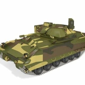 Ajoneuvokoneistettu jalkaväkitaistelu 3d-malli