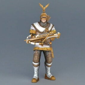 Middeleeuws Archer Armor 3D-model