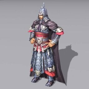 Medieval Chinese General 3d model