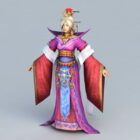 السيدة الصينية القديمة في العصور الوسطى