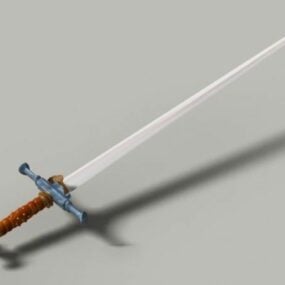 Mittelalterliches England-Schwert 3D-Modell
