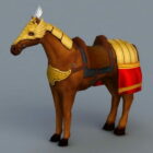 Armadura de caballo medieval