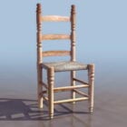كرسي خشبي في العصور الوسطى