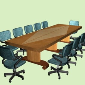 Meeting Conference Room Furniture 3d model