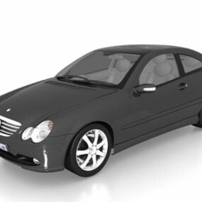 Mercedes-benz C230 Kompressor Sport Coupé 3D-model