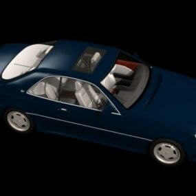 Voiture de luxe Mercedes-benz S600 modèle 3D
