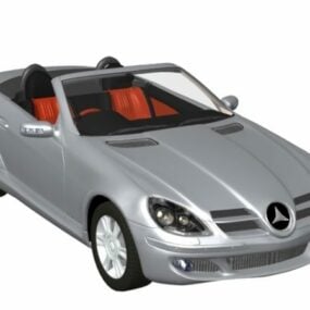 Modello 3d di auto sportiva Mercedes-benz Slk