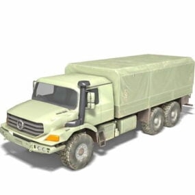 شاحنة مرسيدس بنز زيتروس العسكرية نموذج ثلاثي الأبعاد