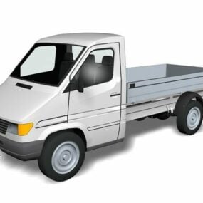 메르세데스-벤츠 경트럭 3d 모델