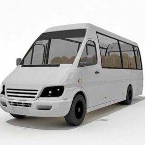 3d модель туристичного фургона