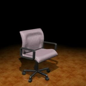 Mesh Task Chair With Arms model 3d
