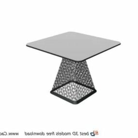 Huonekalut Metal Bar Pöytä 3D-malli