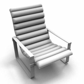 Chaise de chef à base en métal modèle 3D