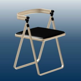 Modelo 3d de cadeira de bar ao ar livre de metal