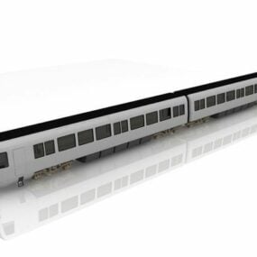 Metro Tren modelo 3d