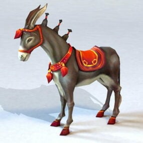 Mexican Donkey 3d model