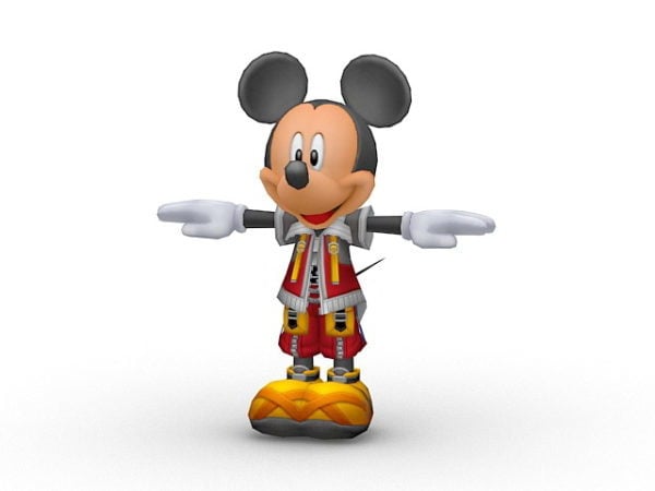 Personnage de dessin animé Mickey Mouse