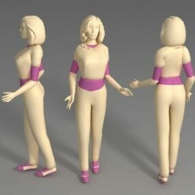 Middle Aged Woman 3d model