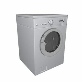 Mô hình 3d máy giặt cửa trước