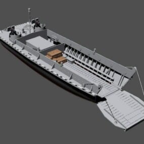 Military Landing Craft 3d model