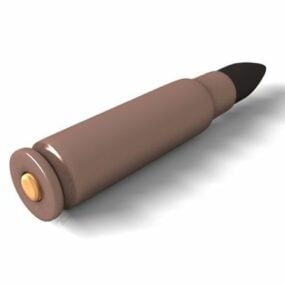 Military Bullet Weapon 3d-model