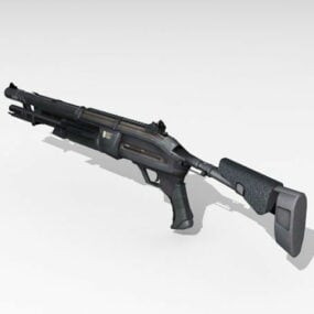Military Combat Shotgun 3d model