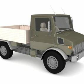 Military Pick Up Truck 3d model