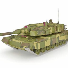 نموذج دبابة عسكرية ليوبارد ثلاثية الأبعاد