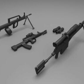 Military Weapons Rifle Carbine 3d model