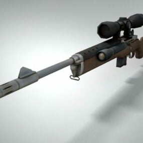 Mini-14 Rifle 3d-malli