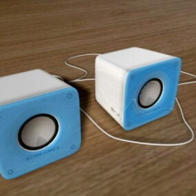 Mini Computer Speakers 3d model