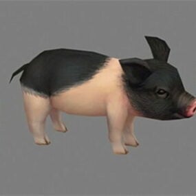 مدل سه بعدی خوک مینیاتوری