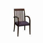 Cadeira de madeira do minimalismo do braço