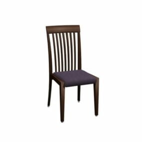 Modelo 3d de cadeira de jantar minimalista