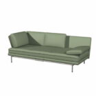 Canapé-lit en tissu minimaliste