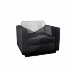 Sedia da divano in tessuto minimalista