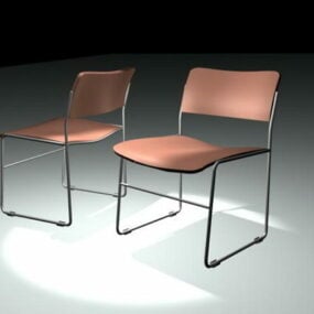 Minimalist Restaurant Chair 3d model