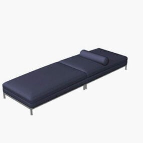 Μινιμαλιστικός καναπές-κρεβάτι τρισδιάστατο μοντέλο