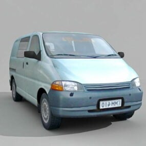 Minivan-Auto 3D-Modell