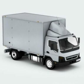 मित्सुबिशी बॉक्स ट्रक 3डी मॉडल