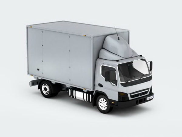 Mitsubishi Box Truck Free 3d Model Max Vray Open3dmodel