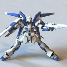 Modello 3D del Mobile Suit Gundam
