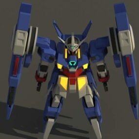 Model 3d Karakter Gundam Mobile Suit
