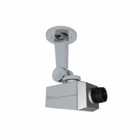 3д модель макета камеры видеонаблюдения